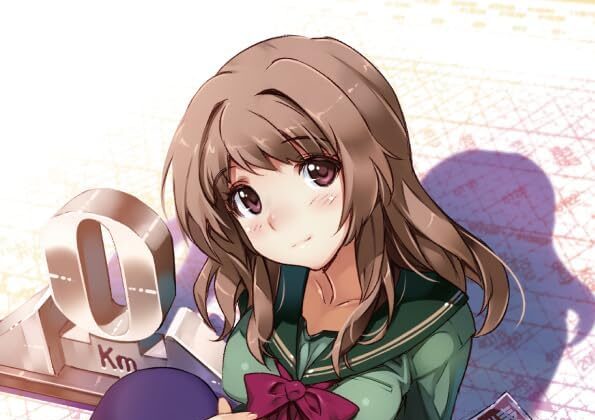 RAIL WARS! 公式 複製原画 01巻口絵・小海 はるか 02 | RAIL WARS